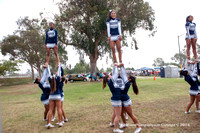 2014 & 2013 Madison High Cheer Squad at Clairemont Family Day